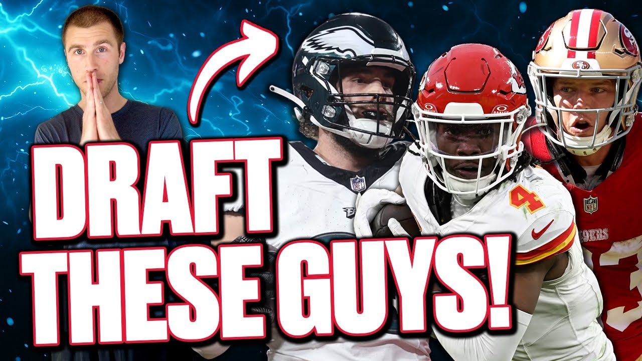 6 Must Draft Players Climbing Fast In My Rankings! | 2025 Fantasy Football Advice