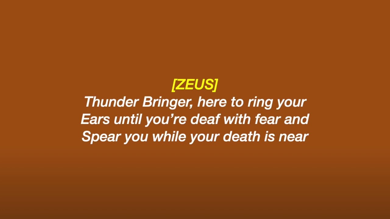 Thunder Bringer [LYRICS] - EPIC: The Musical | The Thunder Saga