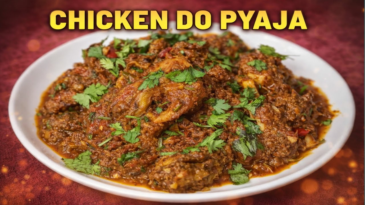 चिकन दो प्याज़ा बनाने की विधि | Chicken DoPyaza Recipe | Restaurant Style Chicken Do Pyaza Recipe ||