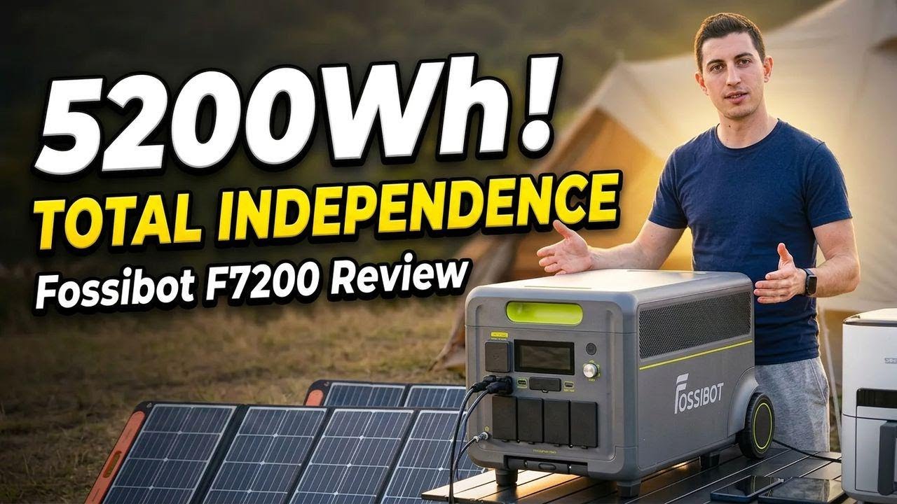Fossibot F7200 Review: The Ultimate All-in-One Solar Power Station
