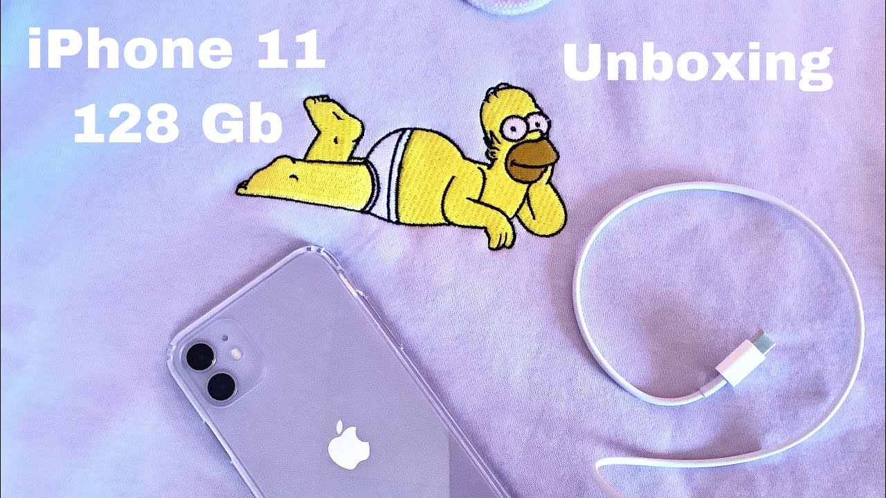 Unboxing iPhone 11 (128 gb) purple 2022 #apple #iphone