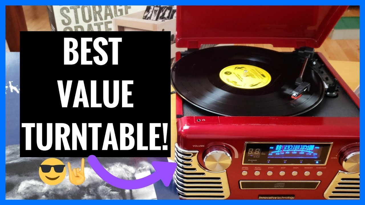 Retro Turntable | Best Value | Innovative Technology 50's Record Player | Unboxing | Demo | Review