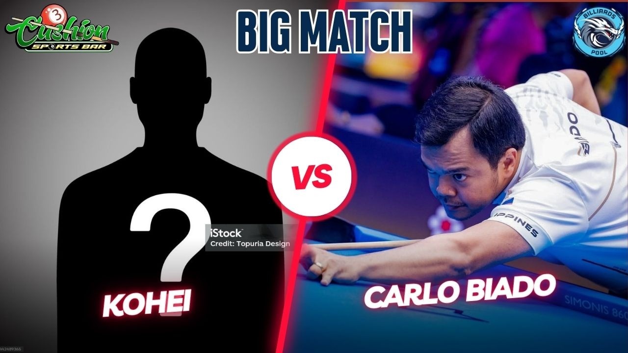 🔴BILLIARDS | CARLO BIADO VS KOHEI | RACE 11