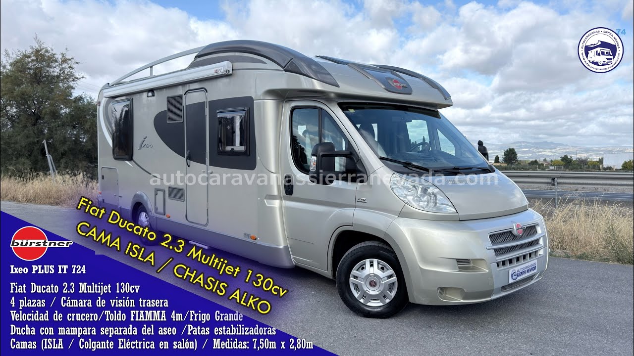 25/74 AUTOCARAVANA PERFILADA BURSTNER IXEO PLUS IT 724