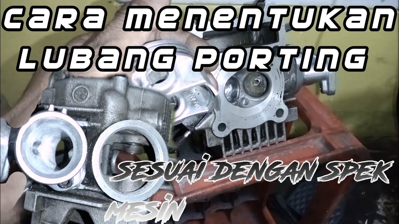 HOW TO PORT A 4-STROKE ENGINE // porting head Jupiter 130