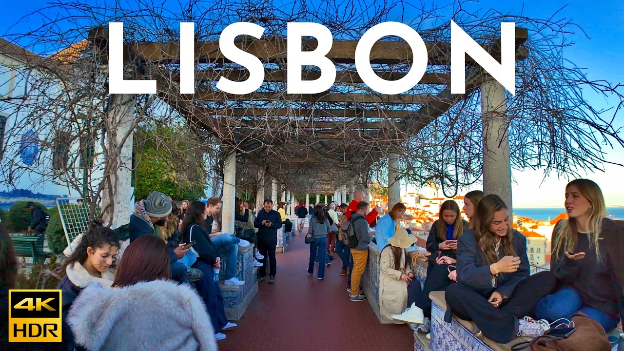 Lisbon PORTUGAL: The brightest city in Europe - Lisbon 4K HDR