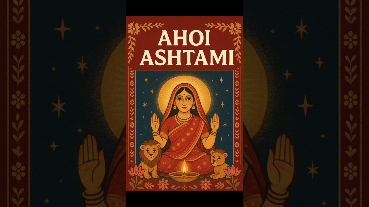 Prayers That Reach the Stars &ndash; Ahoi Ashtami Night ✨#ahoiashtami #festival #2025 #hindudeity #viral