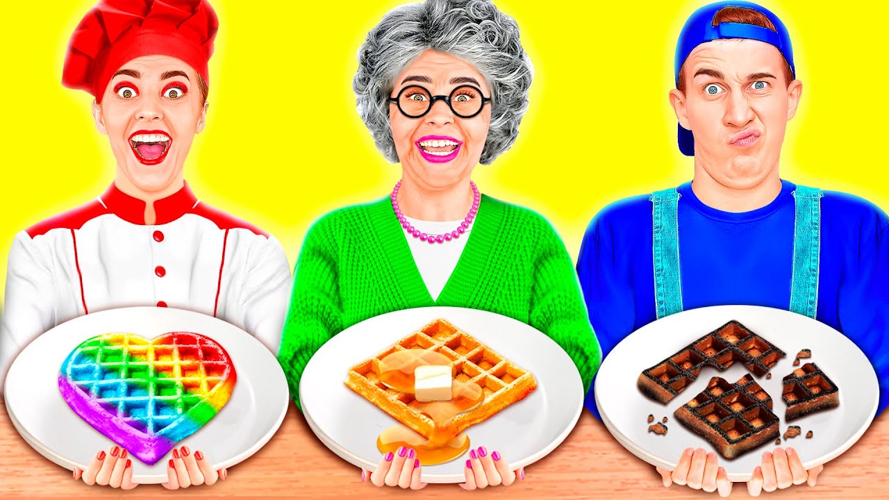 Ik vs Oma Koken Uitdaging | Fantastische Voedselhacks RaPaPa Best