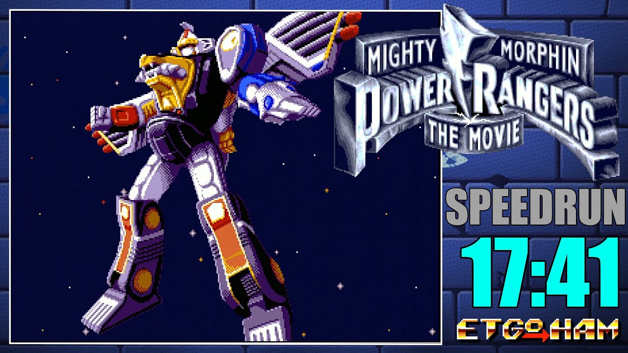 Mighty Morphin Power Rangers: The Movie (Genesis) Speedrun || Normal% - 17:41 || FORMER WR