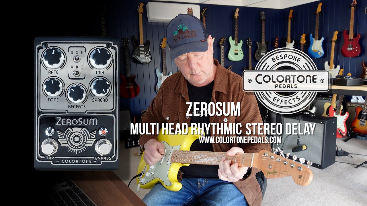 Colortone Pedals: ZeroSum Multi Head Rhythmic Stereo Delay
