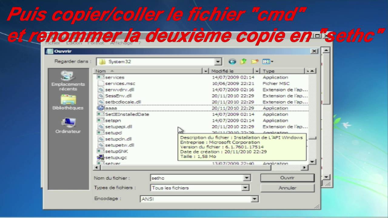 R&eacute;initialiser Le Mot De Passe Windows 7 P&eacute;rdu