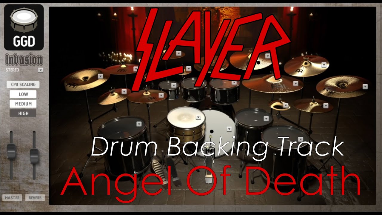 Slayer - Angel Of Death (Drum Backing Track) Drums Only MIDI