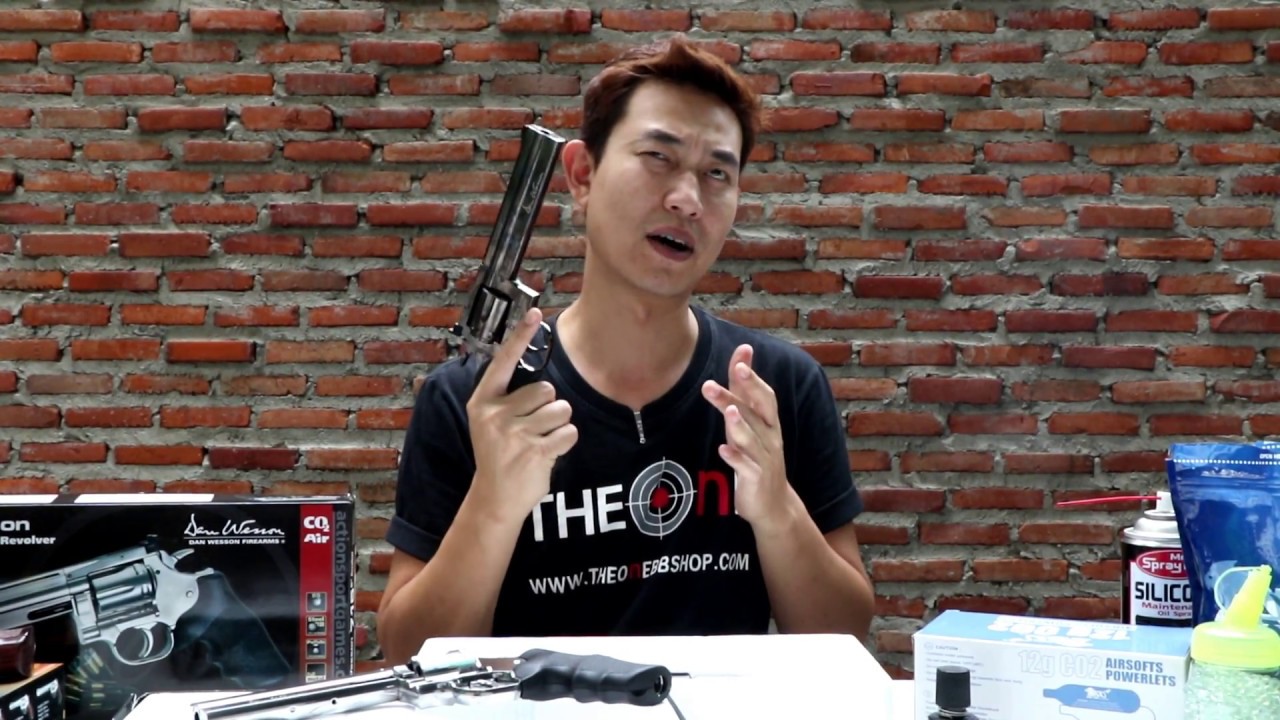 Dan Wesson 715 Revolver ลูกโม่ 6นิ้ว สีเงิน จากค่าย ASG