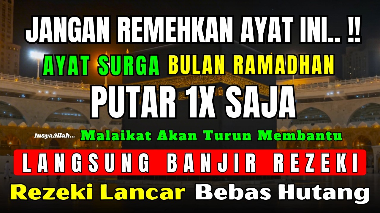 Doa Mustajab.. !! Dzikir Pagi Rasulullah ﷺ Pembuka Pintu Rezeki, Penghapus dosa & Ketenangan Hati