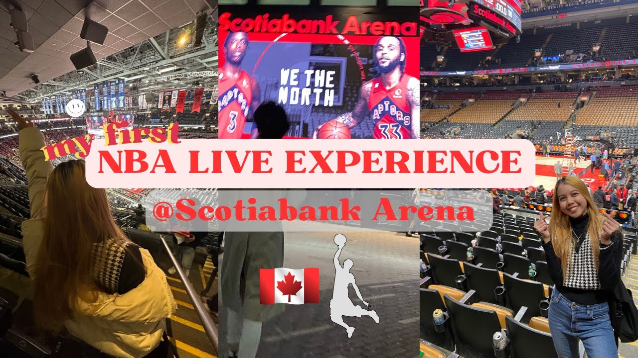CANADA VLOG l MY FIRST LIVE NBA EXPERIENCE HERE IN CANADA