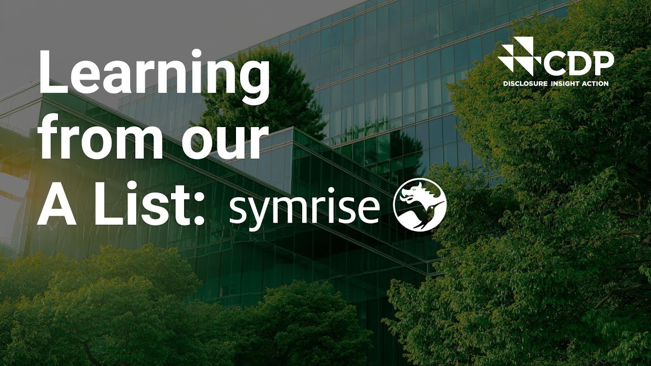 How Symrise remains competitive with CDP disclosure