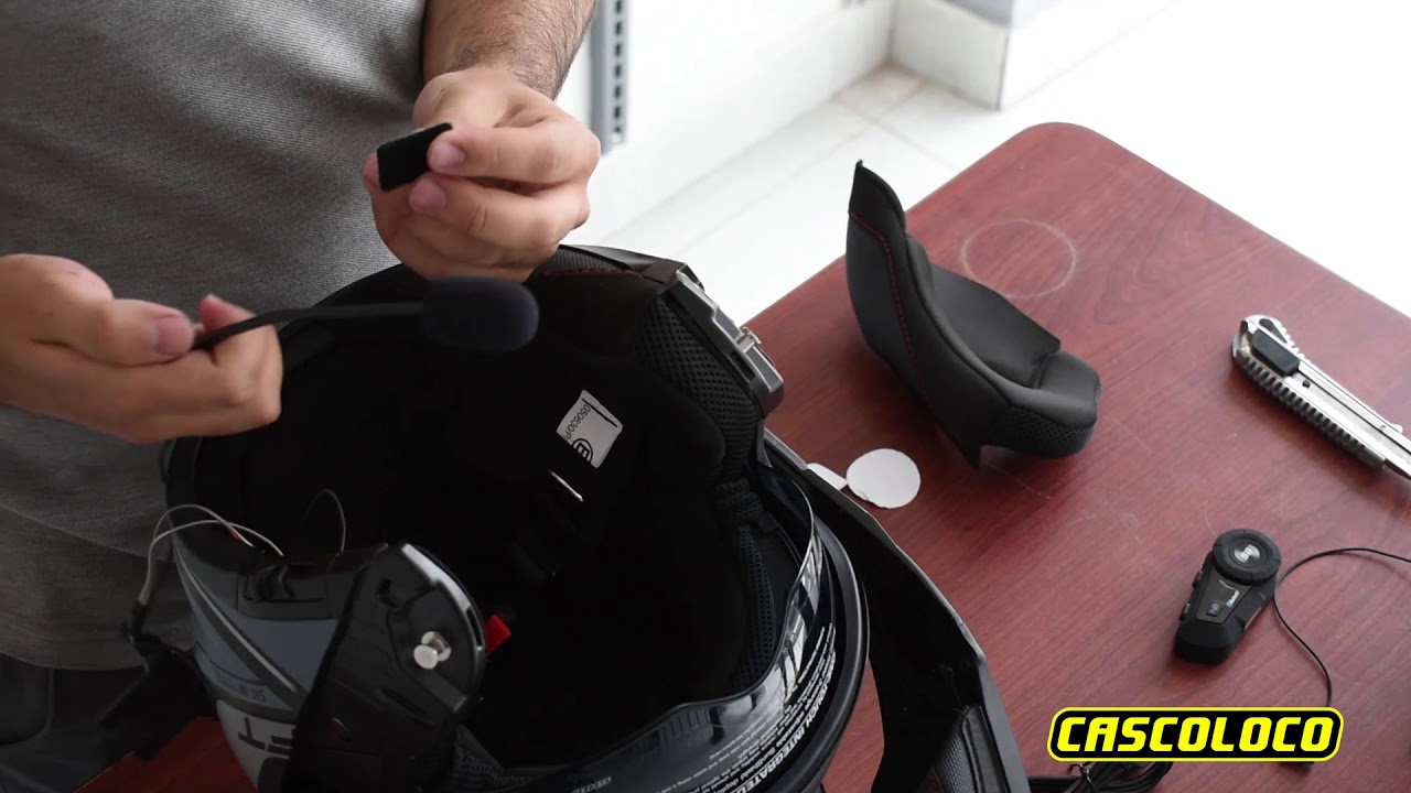 📝Como Instalar en un casco Abatible😎 - Intercomunicador SCS - S8 📲