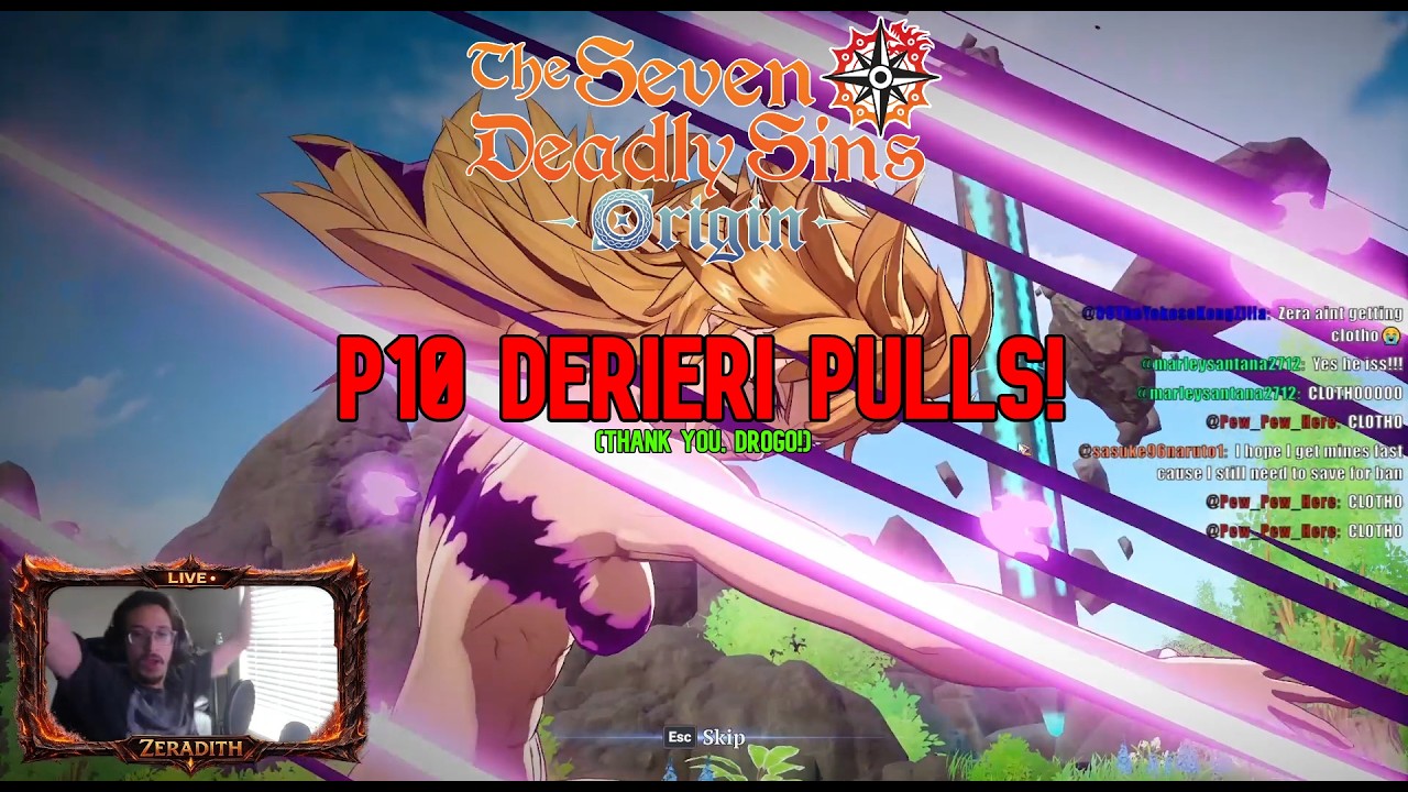 Derieri HATES me! Zeradith's Derieri Pulls! (7DS Origin)[Thank you, Drogo!]
