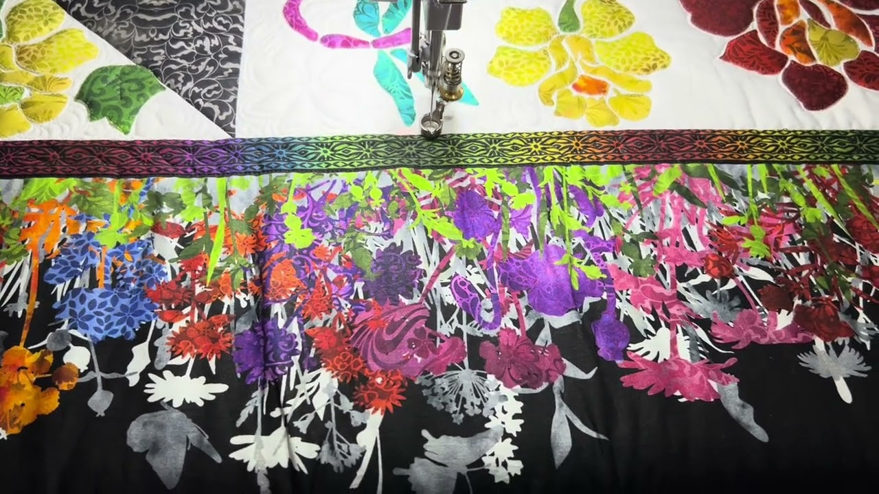 4 motifs and neon thread