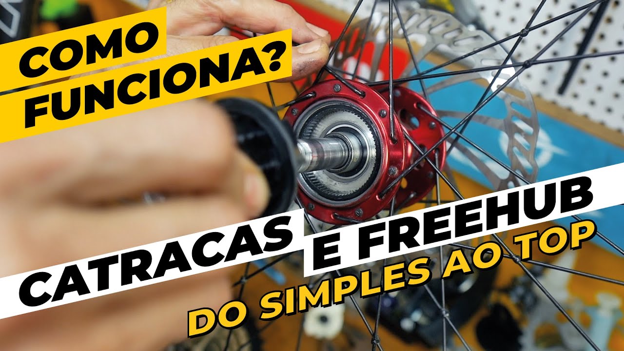Desmontamos catraca e freehub pra você ver como funcionam por dentro. Pedaleria