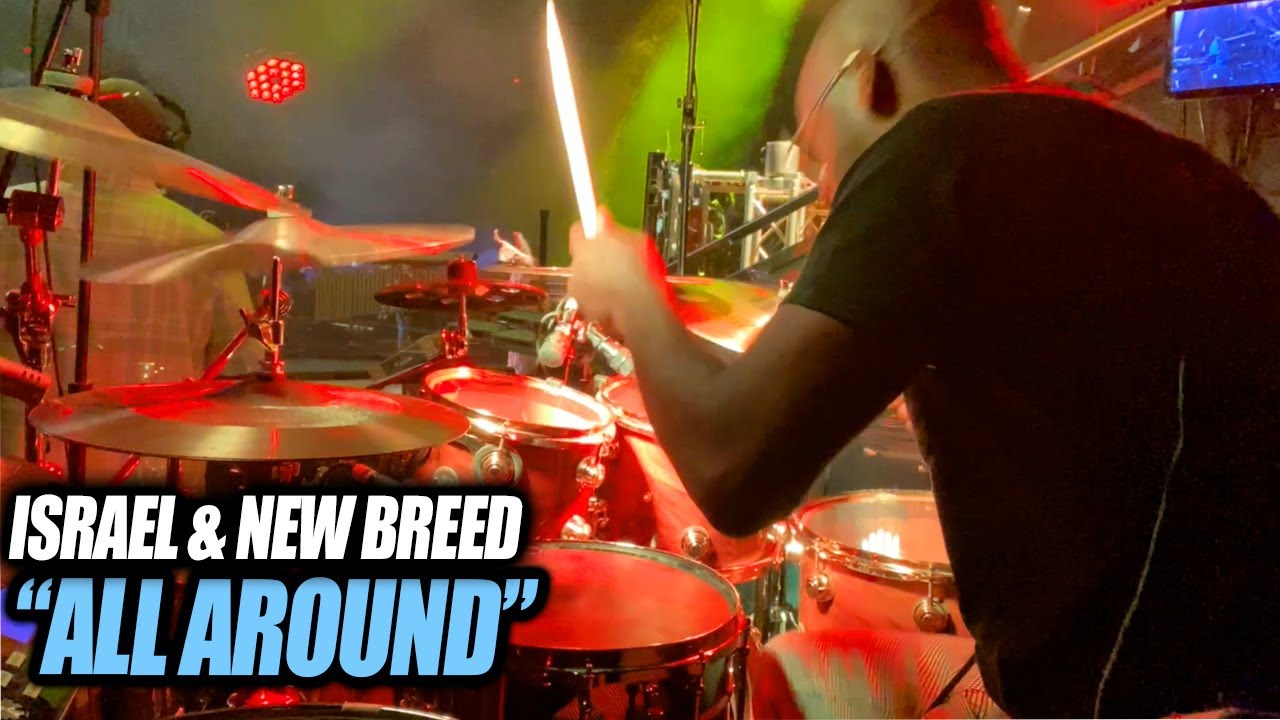 All Around | Israel Houghton & New Breed | Gospel Drum Cover by Carlin Muccular