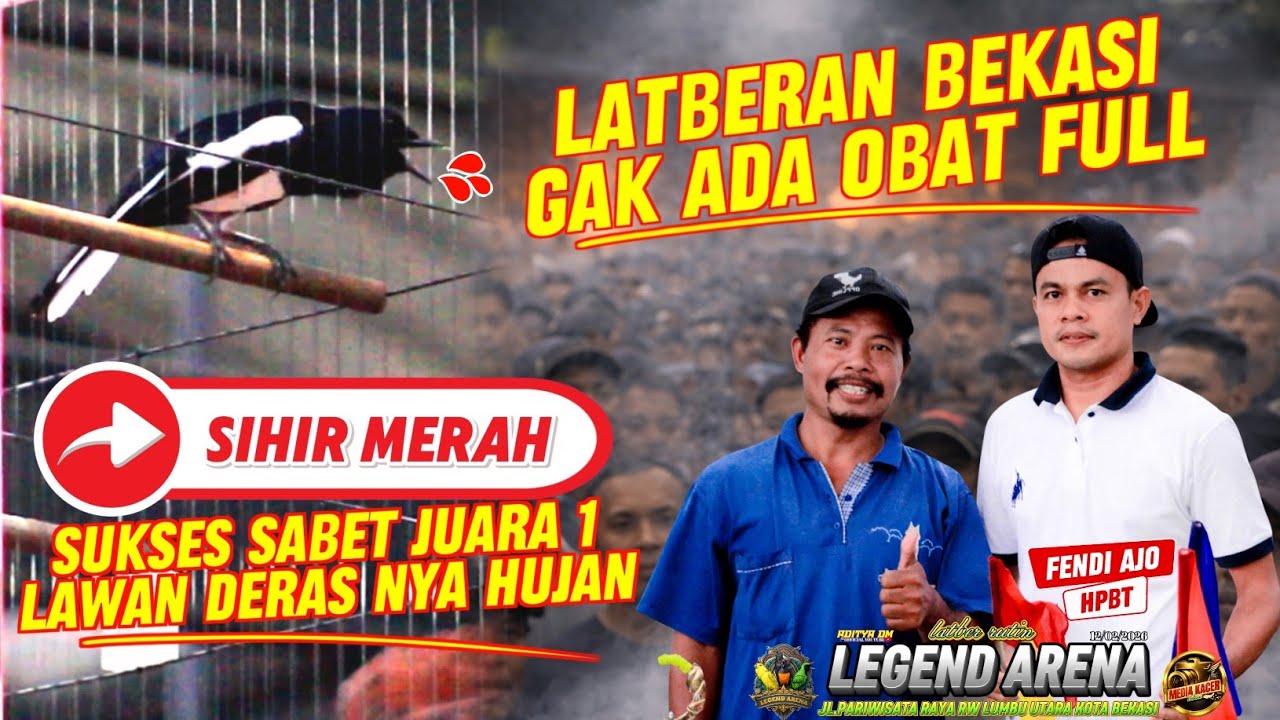 LATBER BERASA IVENT NYARIS FULL G36🔸SESI PEMBUKA SUKSES SABET JUARA 1 SIHIR MERAH🔸FENDI AJO HPBT