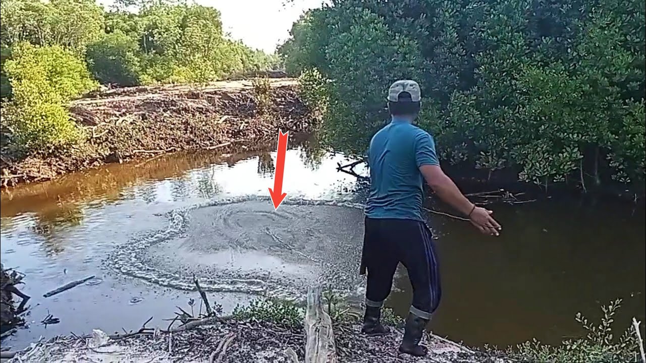 IKAN APA KAH INI‼️SEKETIKA JALA LANSUNG BERGETAR DAPAT BANYAK IKAN