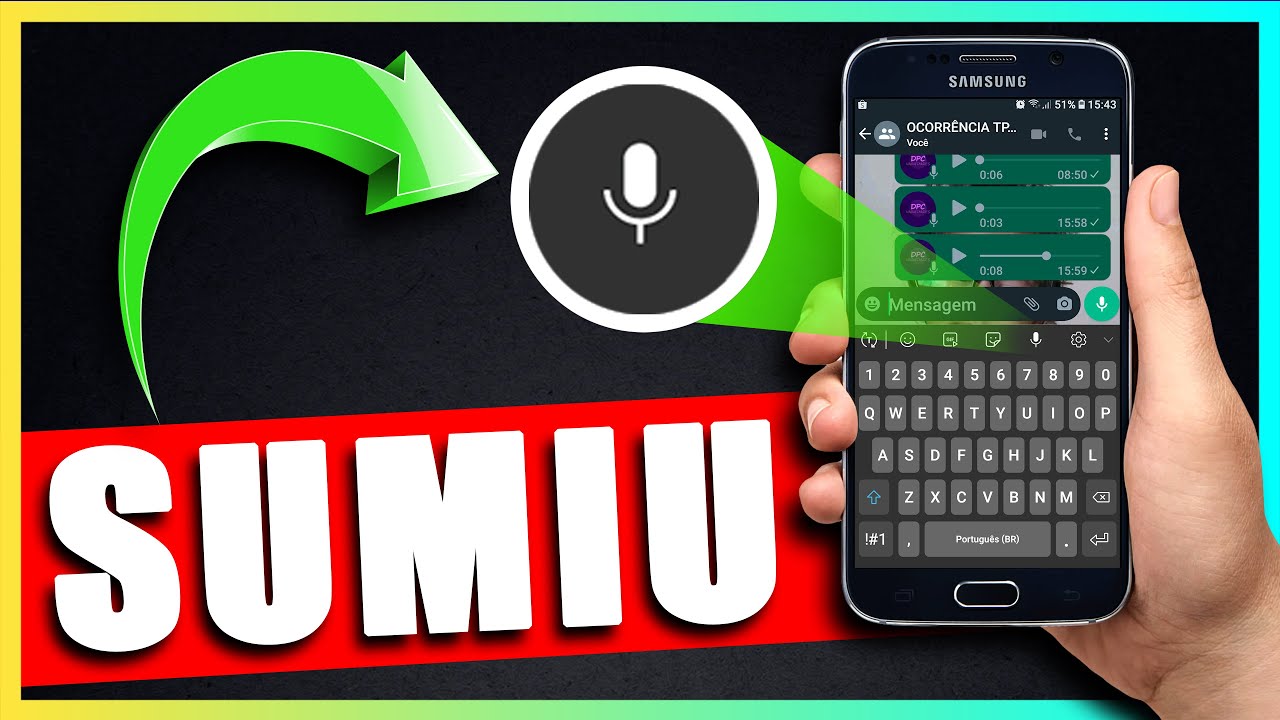Microfone do teclado para digitar por voz sumiu Ative a Digita&ccedil;&atilde;o por Voz no Celular (Produtividade)