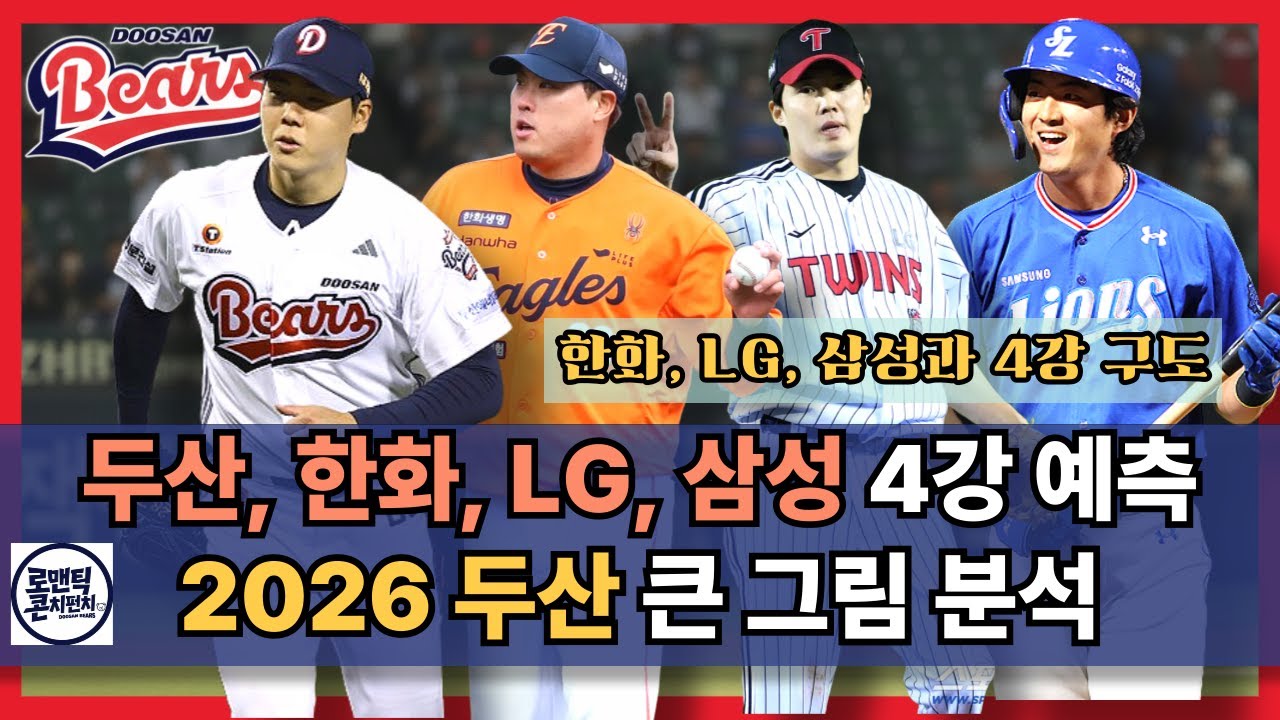분명히 말씀드리지만 2026년의 두산은 최소 4강 구도의 강팀입니다 | 두산의 겨울 소식 오늘 영상 하나로 종결