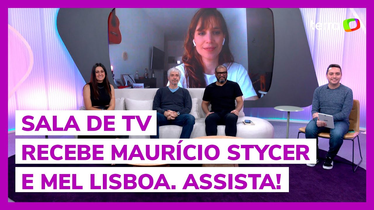 Sala de TV bate papo com Maur&iacute;cio Stycer e Mel Lisboa