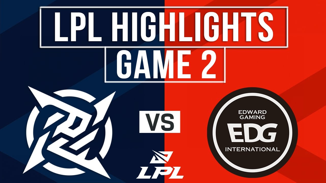 NIP vs EDG Highlights Game 2 | LPL 2026 Split 1 | EDward Gaming vs Ninjas in Pyjamas