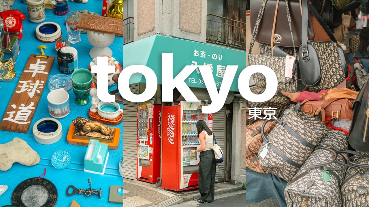 tokyo shopping guide to thrifting, flea markets & coffee