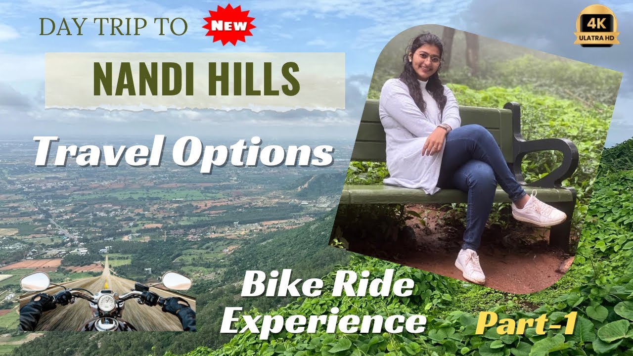 Nandi Hills Bike Ride Experience 2024 🤩🌧️🎄Bangalore Vlogs 😍Complete Travel Guide 👌Part1🔥 #nandihills
