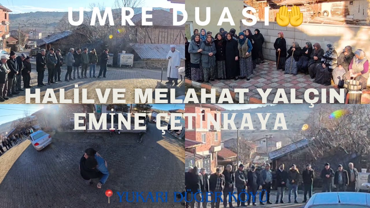HALİL YALÇIN ABICAM, MELAHAT YALÇIN YENGEM VE EMİNE ÇETİNKAYA YENGEM UMREYE GİDİYOR - UMRE DUASI 🤲
