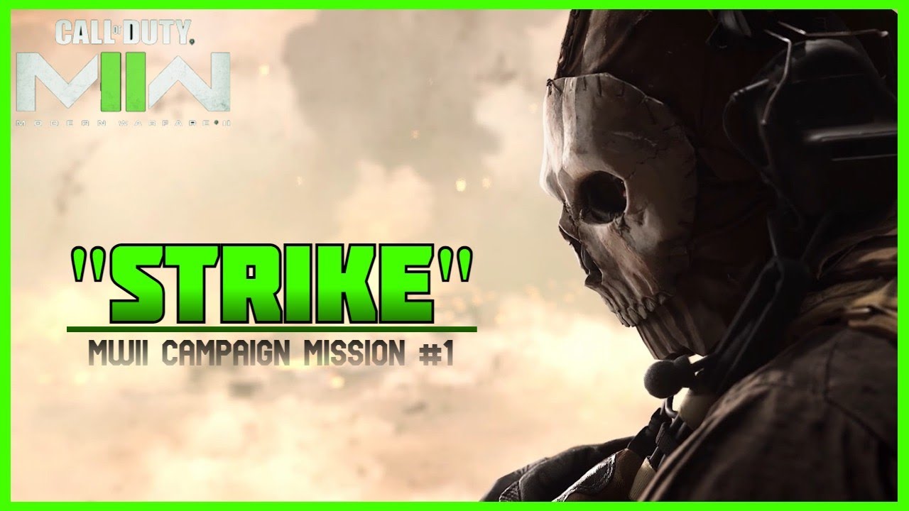 STRIKE (Mission #1) Modern Warfare 2 Campaign!  NO COMMENTARY!