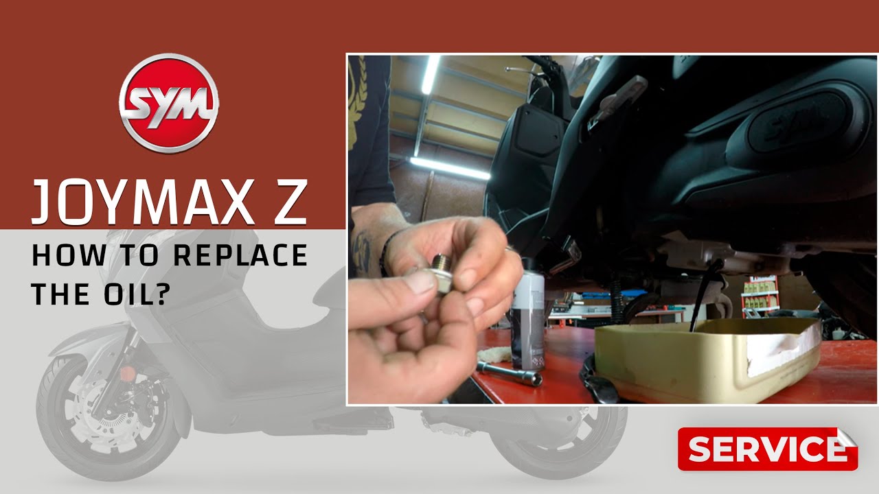 Замена масла в Joymax Z. Слив из двух мест!