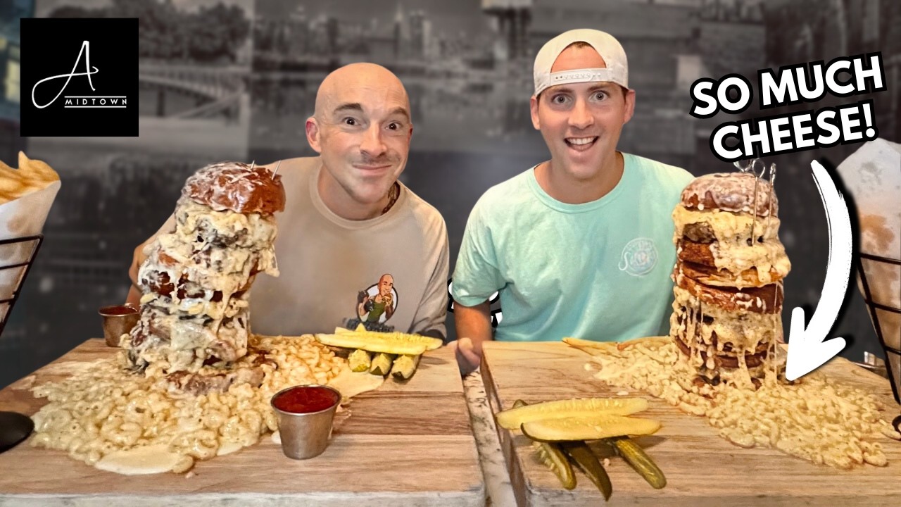 $1000 CASH PRIZE ON THIS EPIC BURGER CHALLENGE! | FEAT @TheMouthEats