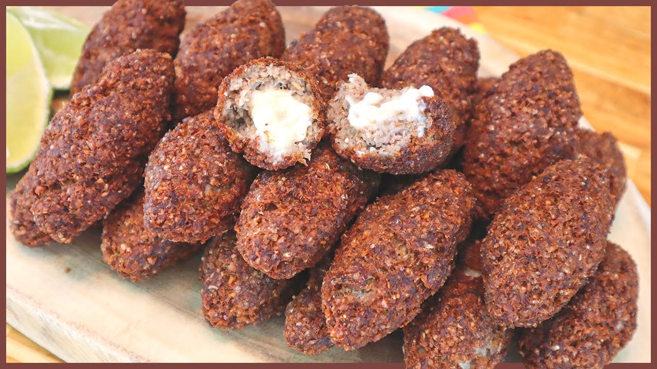 QUIBE FRITO RECHEADO COM CATUPIRY I O MELHOR QUIBE DO MUNDO I Receitas de Pai