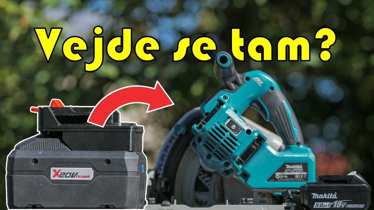 Vejde se akumulátor Parkside do ponorné pily Makita?