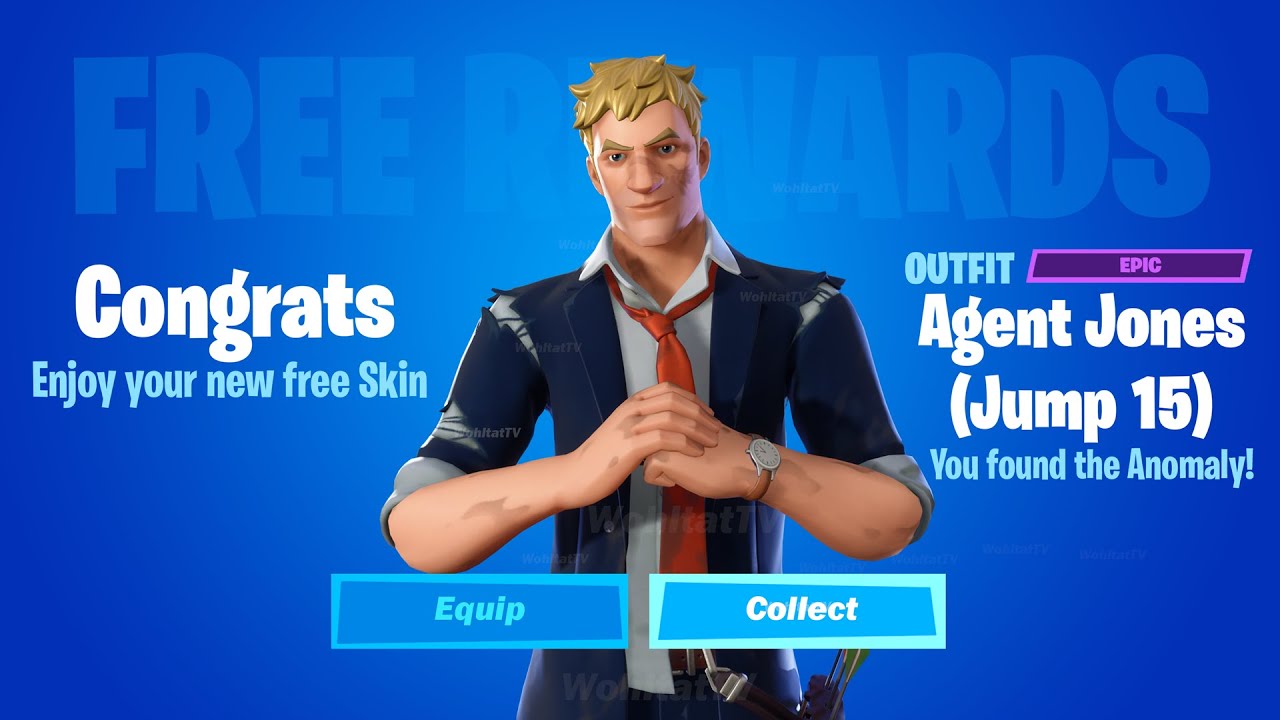 How to unlock Agent Jones Style Jump 15 in Fortnite (Investigate an Anomaly Detected in Lazy Lake)