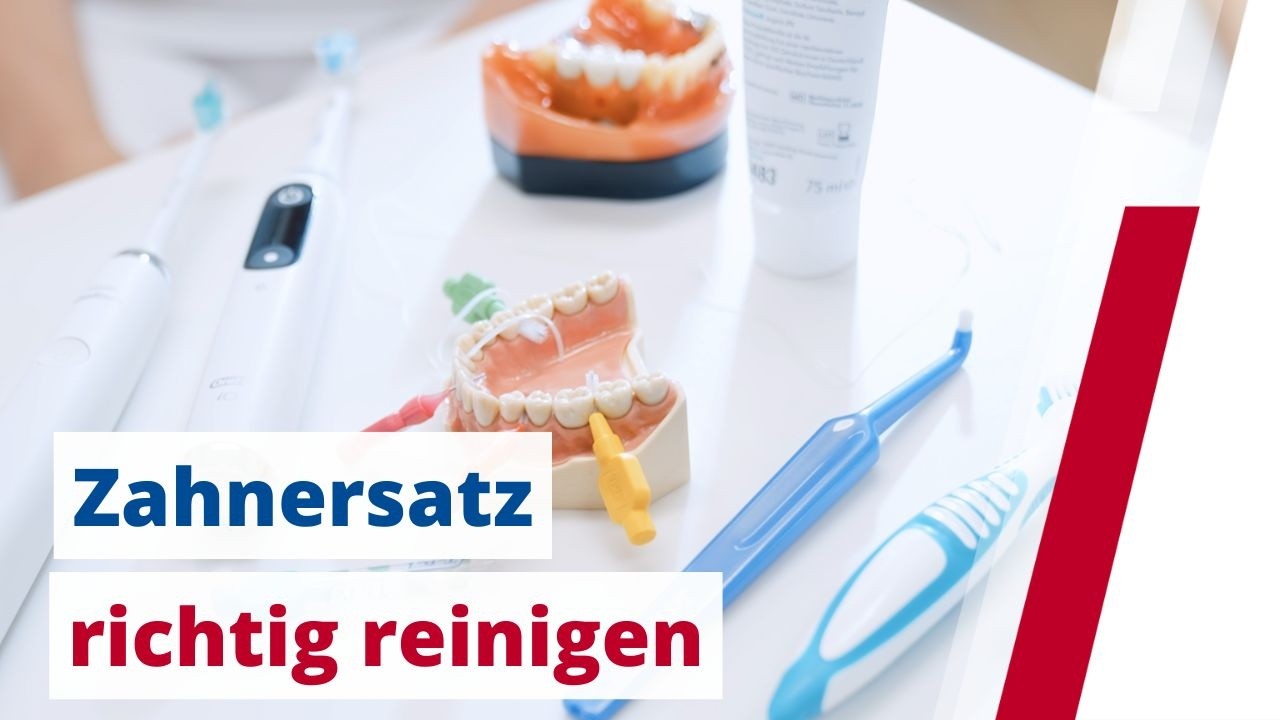 Mundhygiene mit Zahnersatz