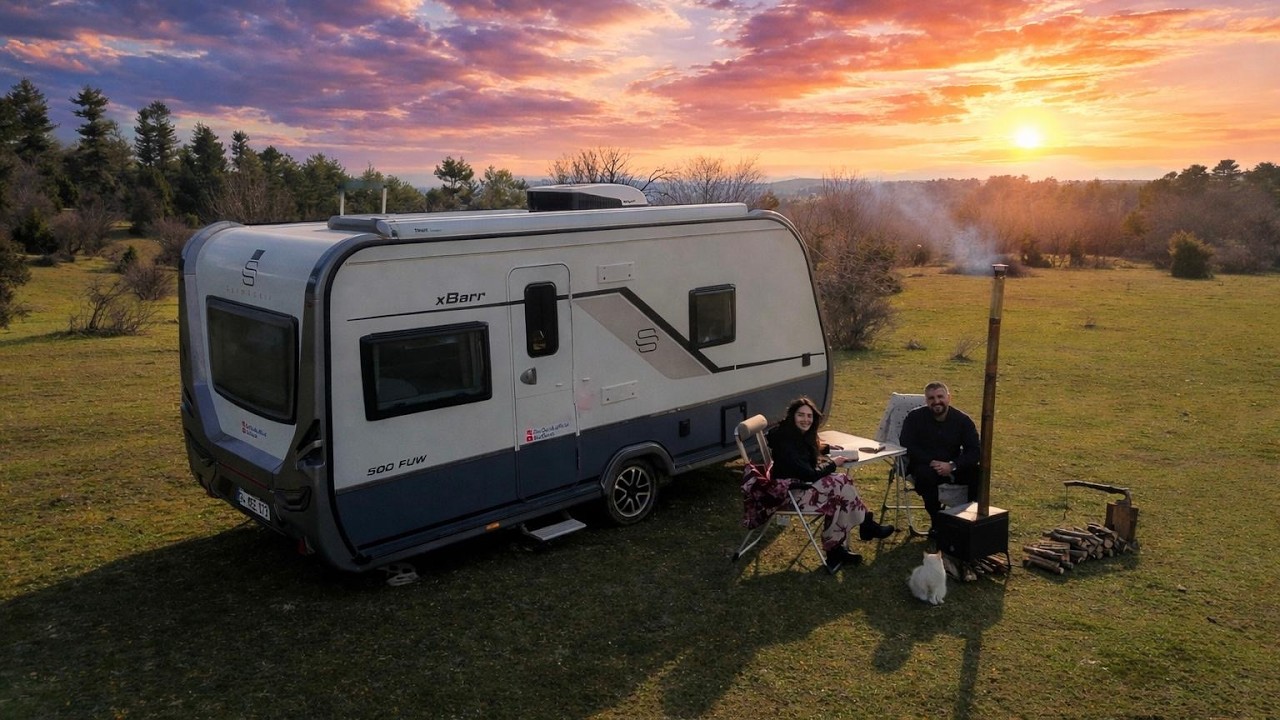 🚐🌿 DOĞANIN ORTASINDA EV GİBİ YAŞAM | &Ccedil;EKME KARAVAN KAMPI