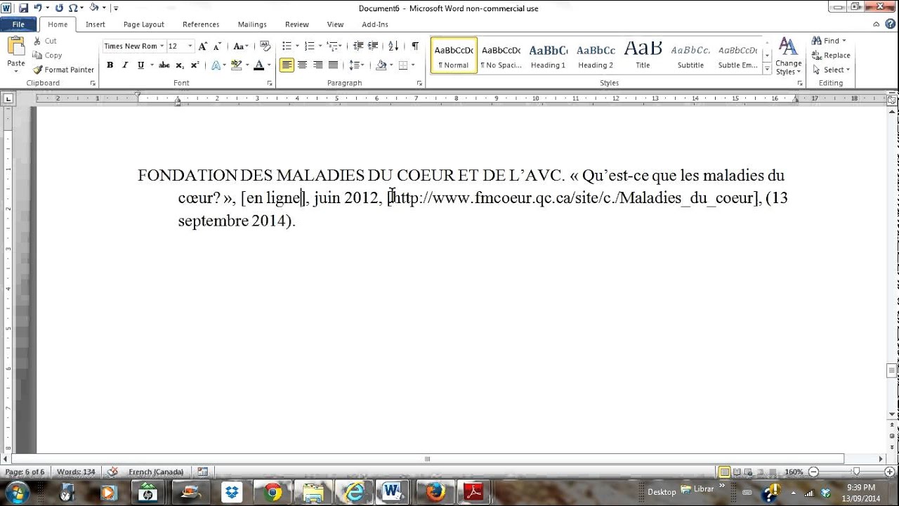 19. Référence: site web