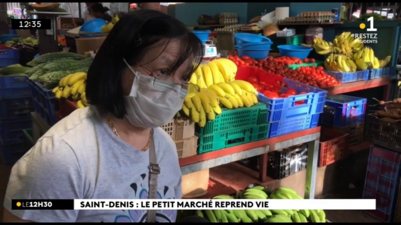 Le petit marché de Saint-Denis reprend vie