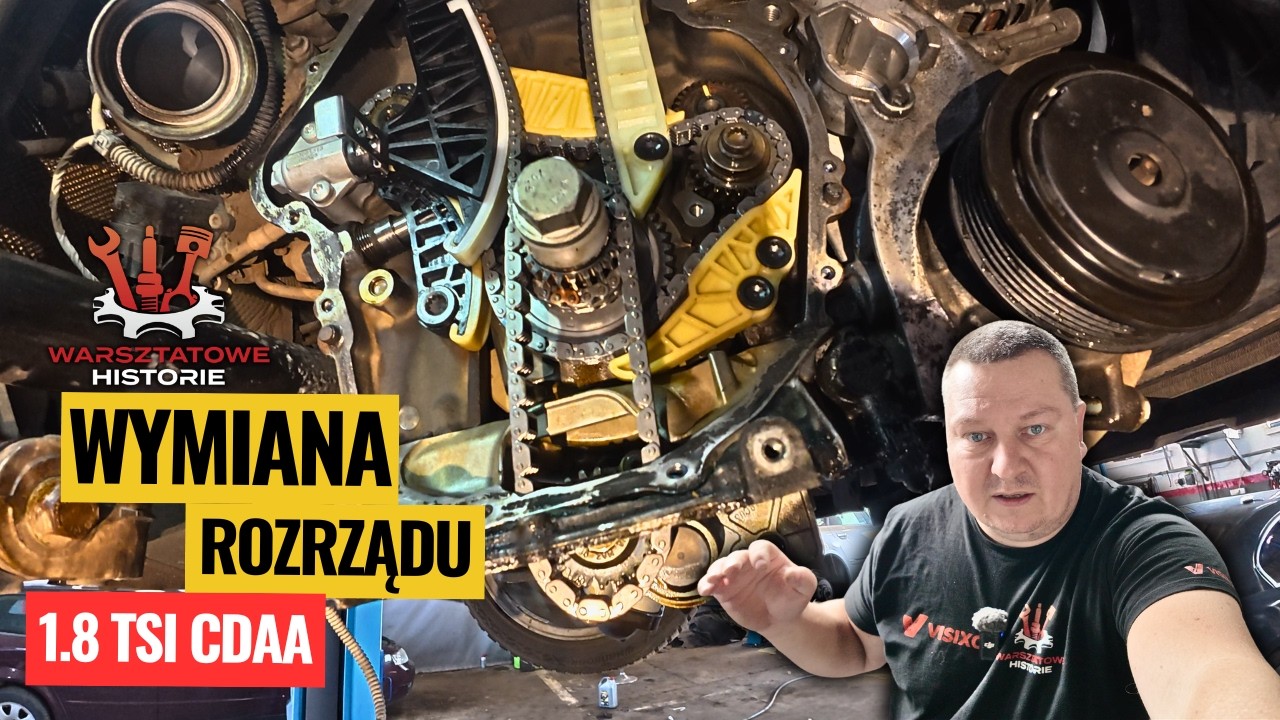 Wymiana rozrządu na łańcuchu VW CC 1.8 SILNIK CDAA ZR&Oacute;B TO SAM