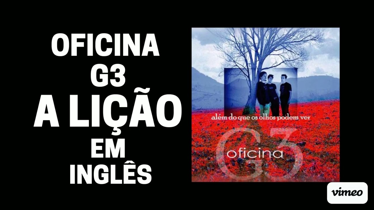 A lição Oficina g3 versão em inglês