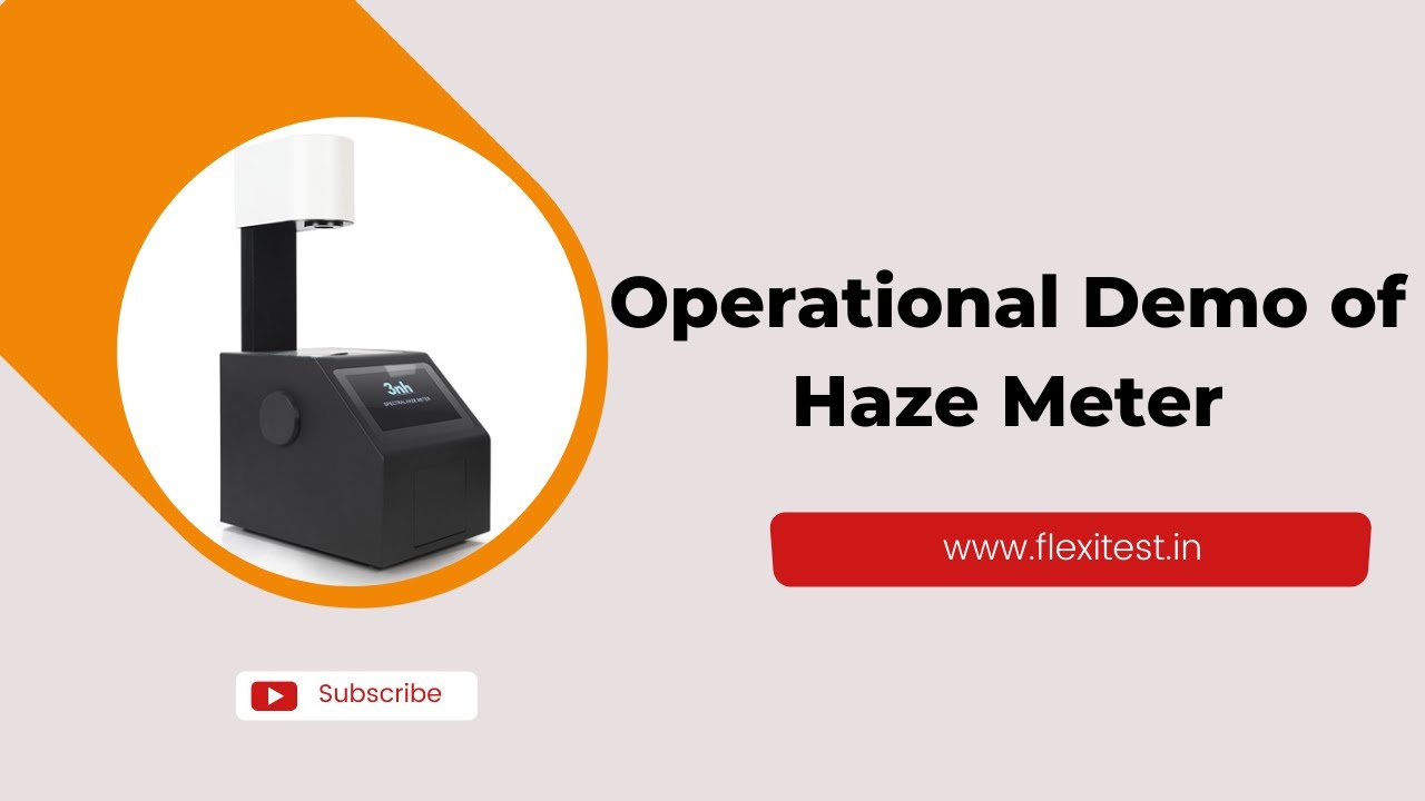 How to measure haze using Haze meter YH1100 | Operational Demo of Haze Meter