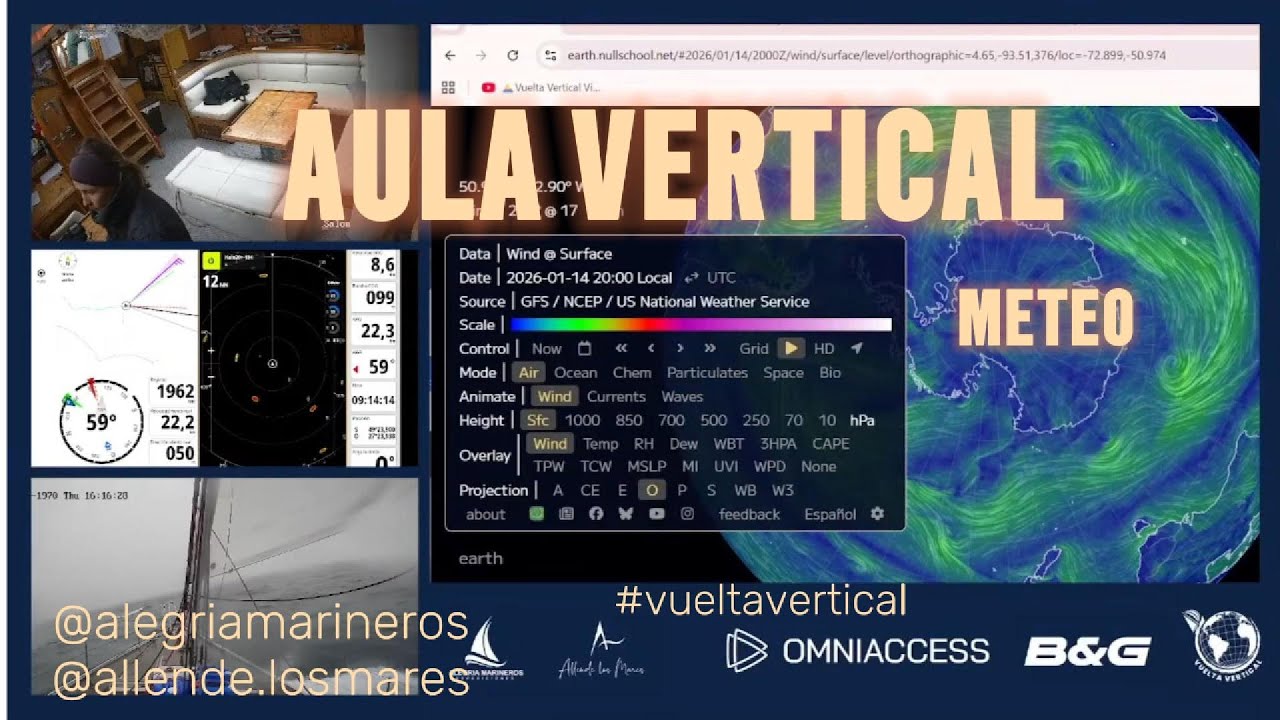 Aula de meteo por Paula de @allendelosmaresoficial dentro de la #vueltavertical