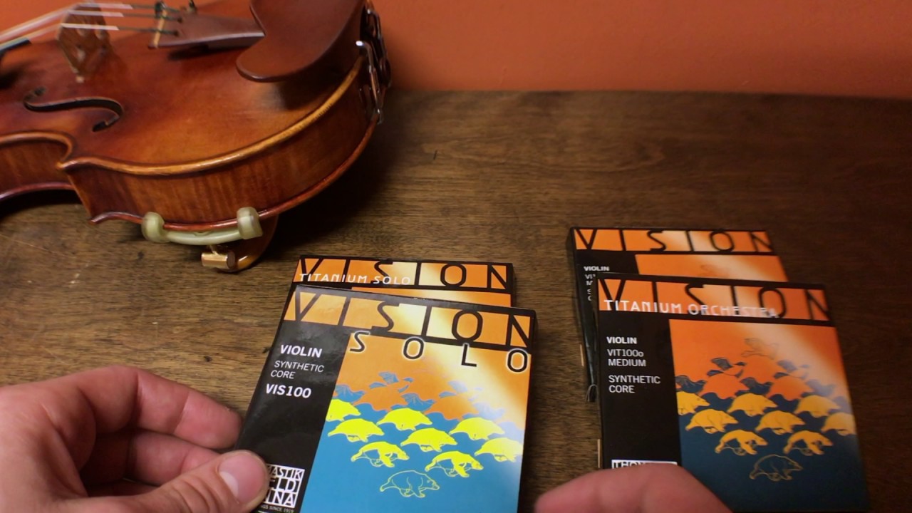 All 4 Vision Violin Strings Compared