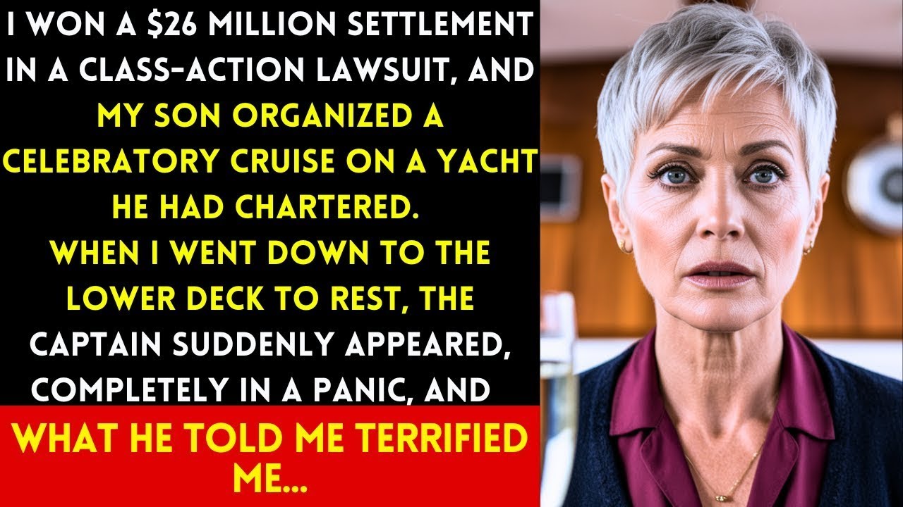 I WON $26M, AND MY SON TOOK ME ON A YACHT — UNTIL THE CAPTAIN WHISPERED  “LEAVE NOW ”